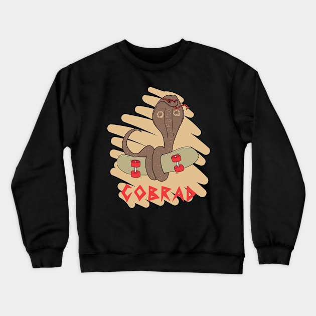 Rad cobra Crewneck Sweatshirt by DoctorBillionaire